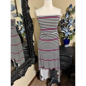 Laundry by Design Strapless Striped Maxi Dress Size Small